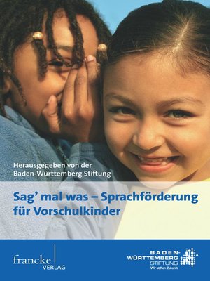 cover image of "Sag' mal was"--Sprachförderung für Vorschulkinder